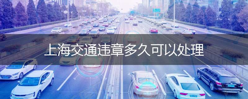上海交通违章多久可以处理