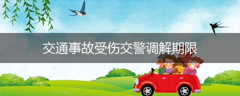 交通事故受伤交警调解期限