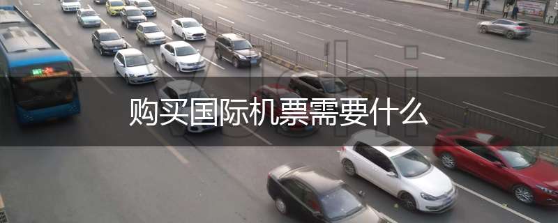 购买国际机票需要什么