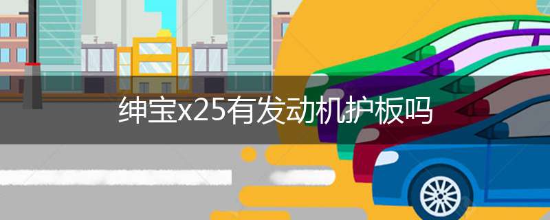 绅宝x25有发动机护板吗